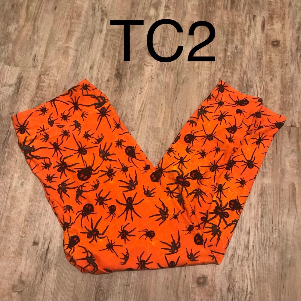 LuLaRoe TC2 Spider Leggings NWOT
